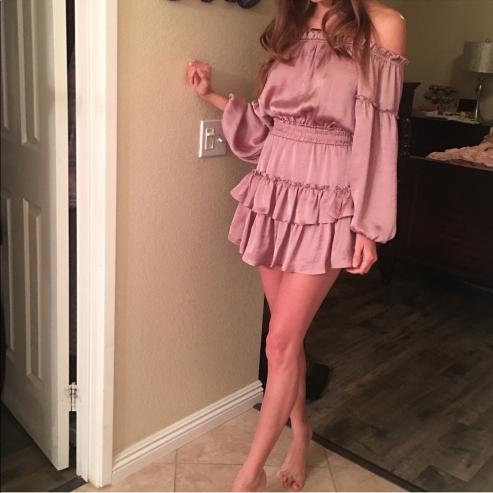 MISA Los Angeles Pink Mini Dress Sz M